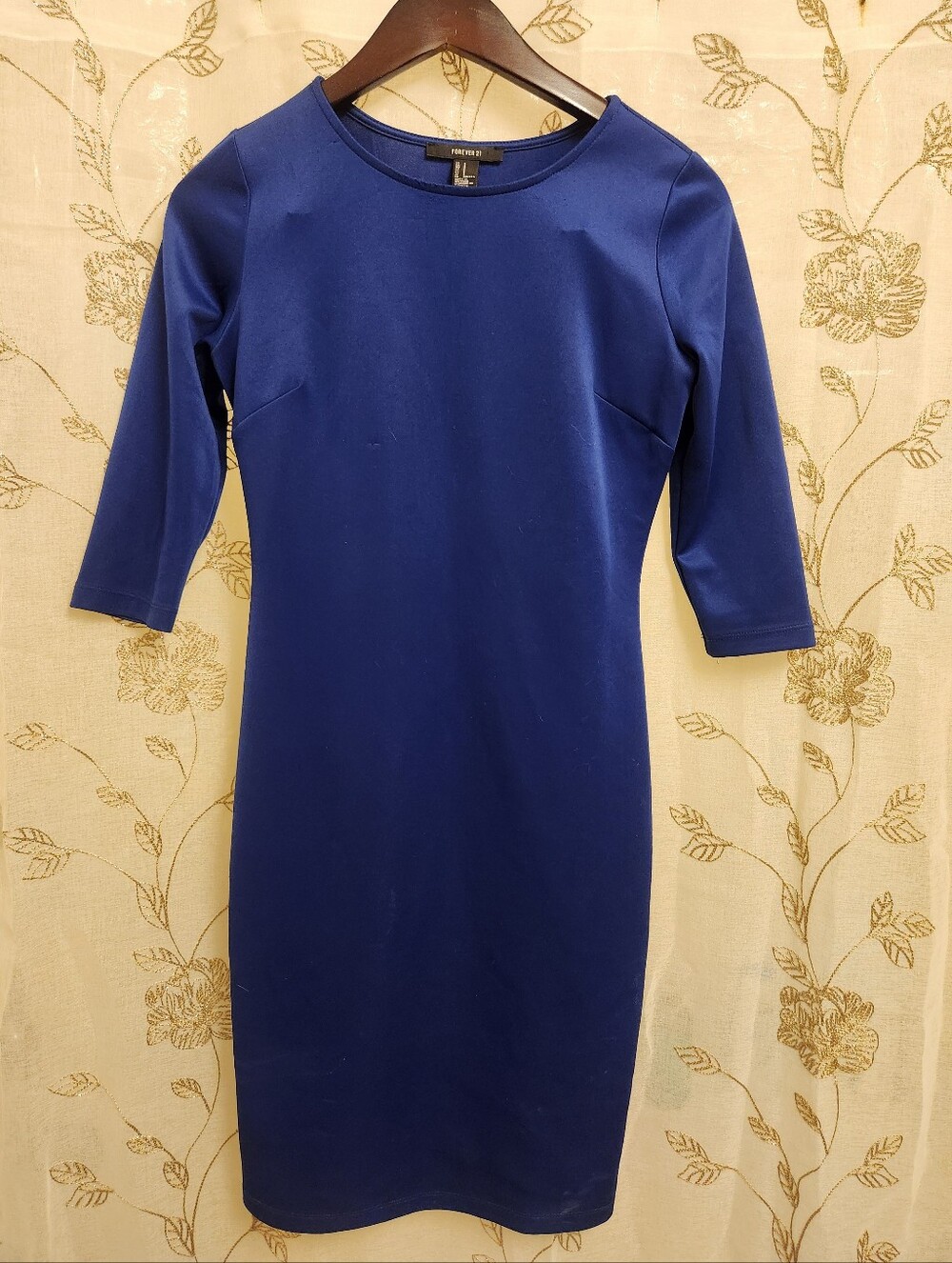 Forever 21 Royal Blue Midi Dress